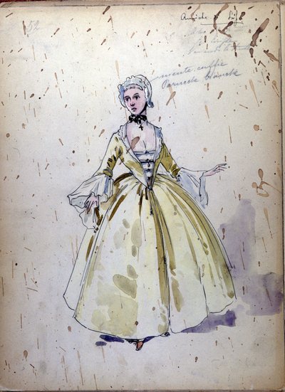 La Dama di Picche: Opera composta nel 1890 da Piotr o Petr Ilyich Tchaikovsky (o Tchaikowsky) da Unknown artist