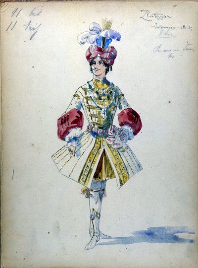 La Dama di Picche: Opera composta nel 1890 da Piotr Ilyich Tchaikovsky da Unknown artist