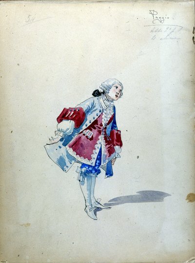 La dama di picche: Opera composta nel 1890 da Piotr Ilyich Tchaikovsky da Unknown artist