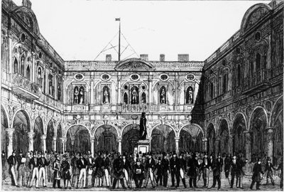 La Borsa di Londra nel 1821 da Unknown artist
