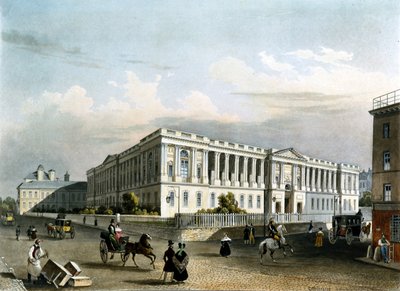 Il Louvre intorno al 1840 da Unknown artist