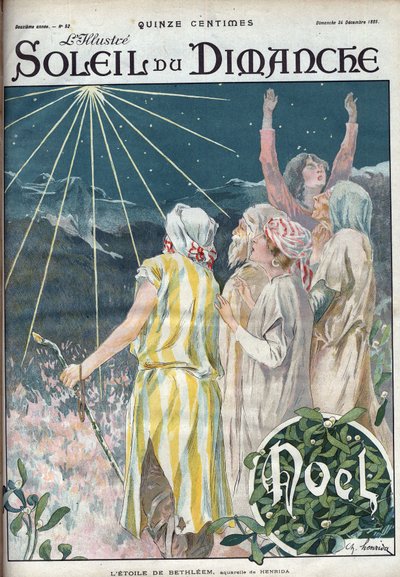 La Stella di Betlemme. Incisione in 