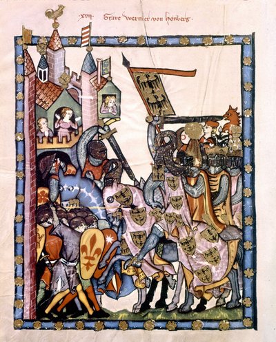 Il poeta e cavaliere svizzero Graf Werner von Homberg (1284-1320) al servizio dell