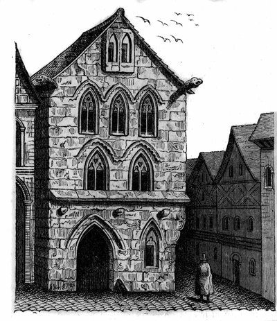 La Casa dei Templari a Louviers in Normandia da Unknown artist