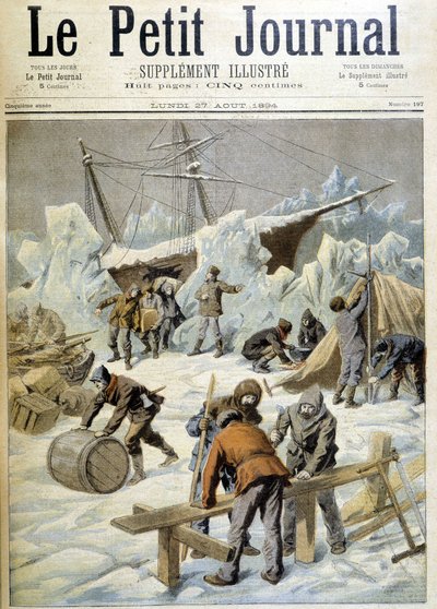 Spedizione polare di Wellman: Campo sul ghiaccio, "Le Petit Journal", 27/08/1894 da Unknown artist