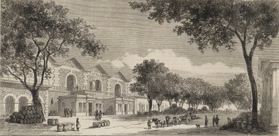 Il magazzino dei vini a Parigi nel 1861 - Distretto Eaux de vie da Unknown artist