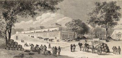 Il magazzino dei vini a Parigi nel 1861 - Rue de Languedoc e la Côte d