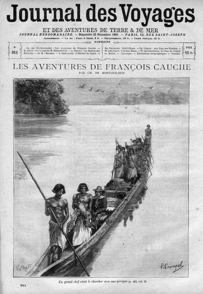 Le avventure di Francois Cauche (circa 1606-dopo il 1638) esploratore francese del XVII secolo da Unknown artist