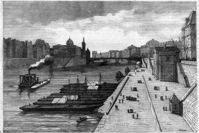 La passeggiata delle mele sul Quai dell