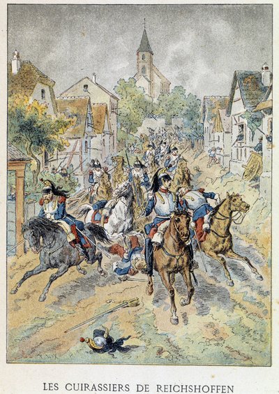Le corazzate di Reichshoffen (Froeschwiller Woerth, Froeschwiller-Woerth), 6 agosto da Unknown artist