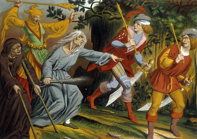 Il mendicante, il pazzo, la strega e i sergenti d