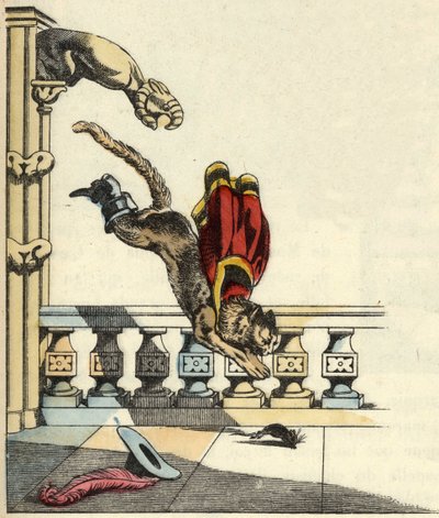 Il gatto con gli stivali chiede all