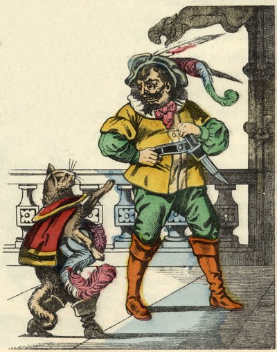 Il gatto con gli stivali incontra l
