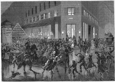 Il boulevard degli Italiani a Parigi una notte di ballo all