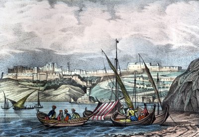 La città di Orano in Algeria nel 1840. in “L