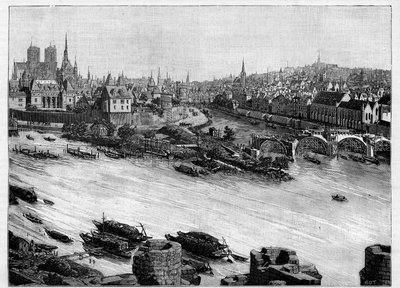 La costruzione del Pont Neuf a Parigi passando per la Square du Vert-Galant alla fine dell