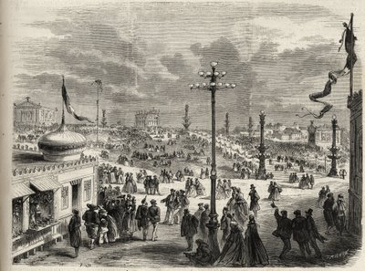 La festa del 15 agosto 1867 al Trocadero di Parigi - L