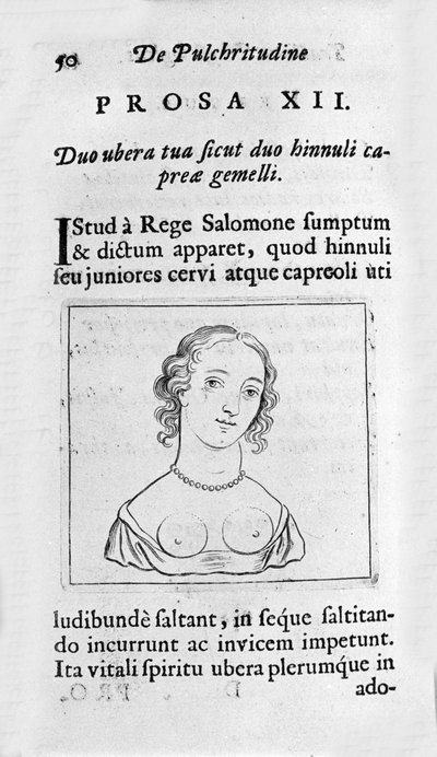Il petto femminile. Pagina tratta da 