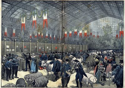 Il concorso generale agricolo di Parigi - 14 marzo da Unknown artist