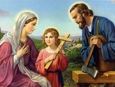 La Sacra Famiglia, rappresentazione della vita di Cristo da Unknown artist