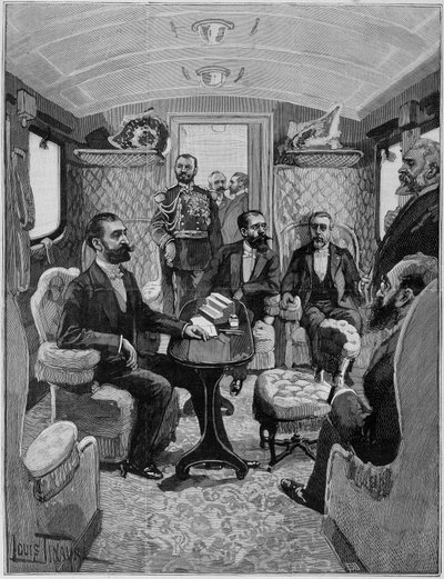 Il viaggio del presidente Carnot nel 1890 da Unknown artist