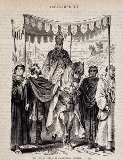 I re di Francia Luigi VII il Giovane (1120 - 1180) e d