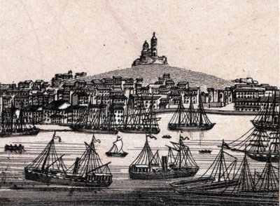 Il vecchio porto di Marsiglia in 
