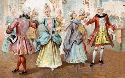 La pavana sotto Luigi XV. da Unknown artist