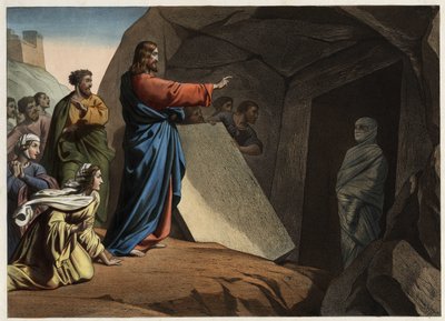 La resurrezione di Lazzaro. da Unknown artist
