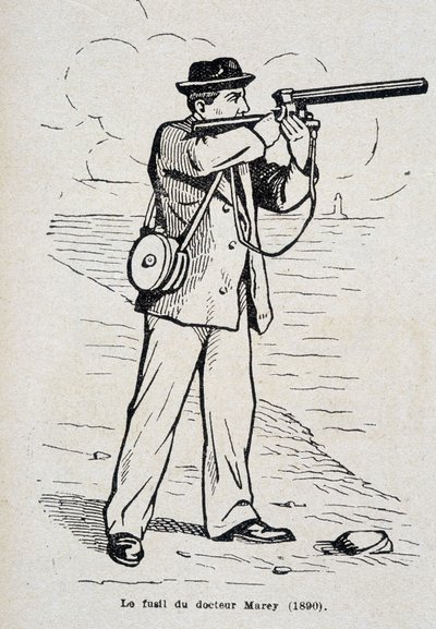 Il fucile del Dr. Etienne Jules Marey (1890) da Unknown artist