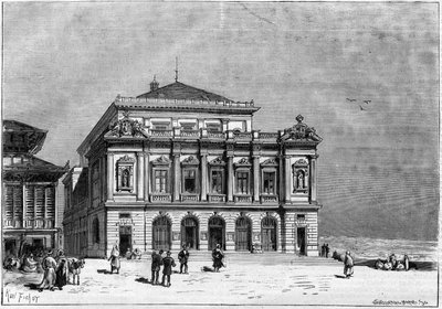 Il teatro di Costantino in Algeria costruito dall
