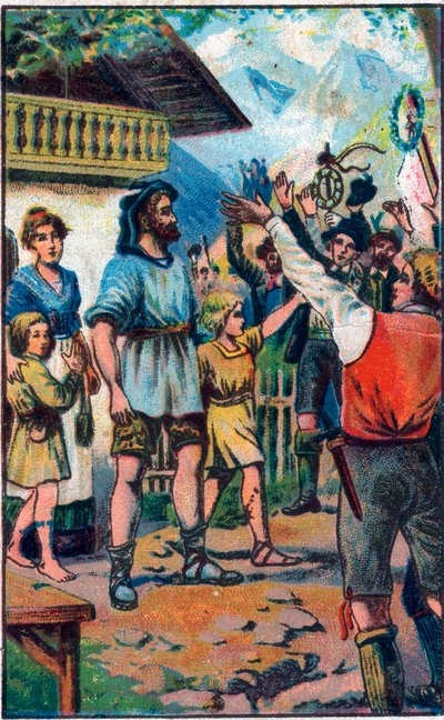 Il tributo dei confederati a Guglielmo Tell (eroe leggendario dell