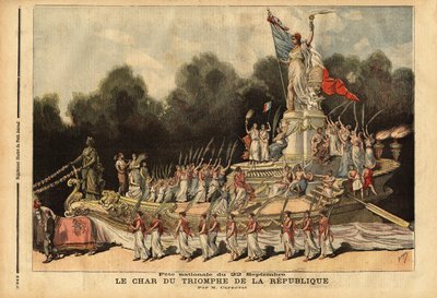 Il carro trionfale della repubblica da Unknown artist