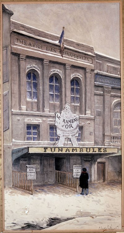 Teatro dei Funambules, tempio bd - XIX secolo da Unknown artist