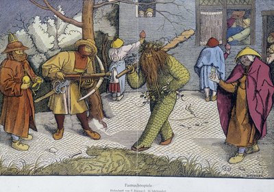 Giochi teatrali: Giorno di Carnevale da Unknown artist