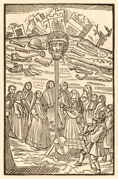 Anche se il Castello del Dubbio è demolito e il Gigante Disperazione ha perso la testa da Il progresso del pellegrino di John Bunyan da Unknown