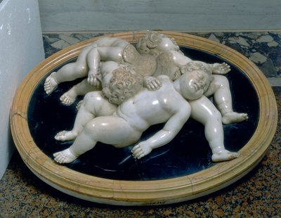 Tre putti dormienti da Unknown artist