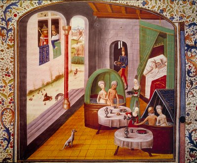 Miniatura. Interno di una 