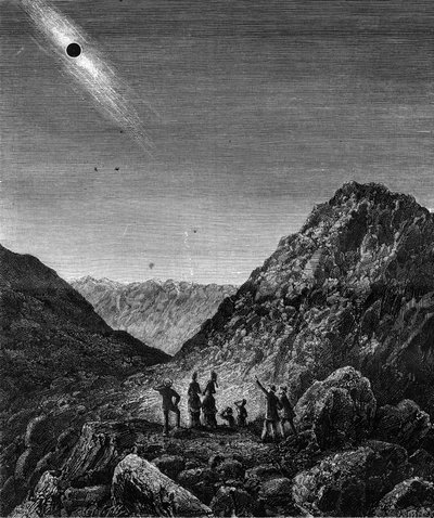Eclissi totale del 29 luglio da Unknown artist