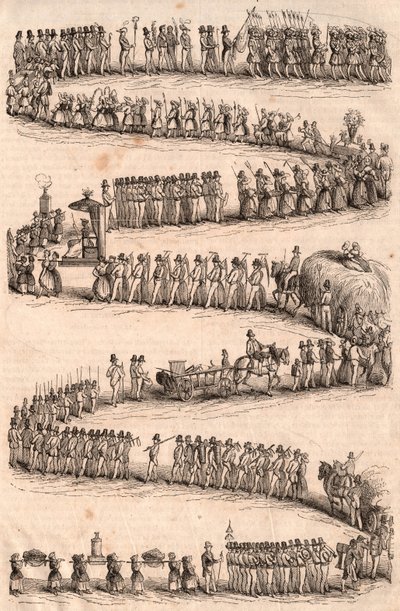 Processione tradizionale durante la festa dei viticoltori a Vevey in Svizzera da Unknown