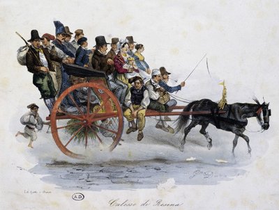 Trasporto comune: carrozza da Unknown artist