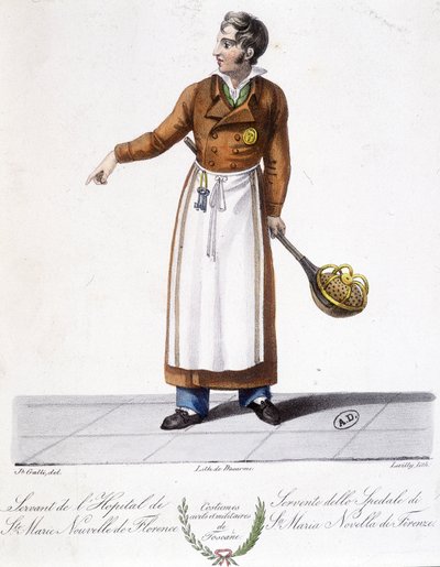 Costume toscano: Infermiera. Servizio dall
