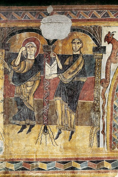 Due santi (dettaglio) da Unknown artist