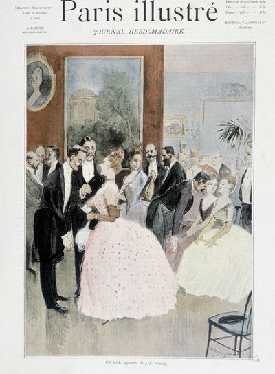 Un ballo - in "Paris illustré" da Unknown artist