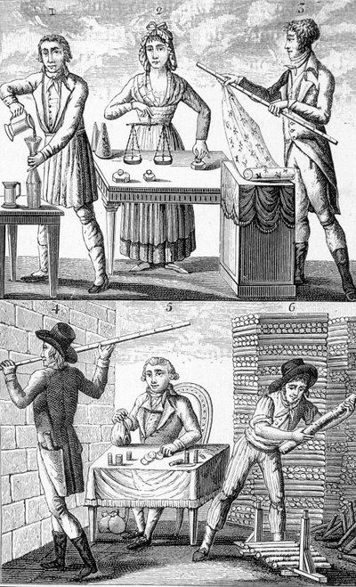 Uso di nuovi pesi e misure nel 1795 da Unknown artist