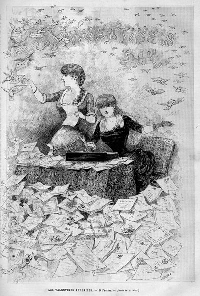 San Valentino 14 febbraio: Gli inglesi scrivono e ricevono lettere d