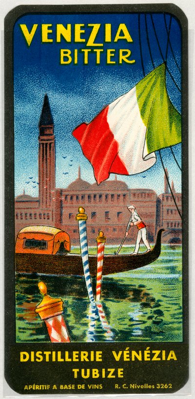 Pubblicità del Venezia bitter (cromolitografia fine XIX secolo) da Unknown artist