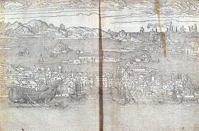 Venezia - in "Les Saintes Peregrinations" di Bernard de Breydenbach da Unknown artist