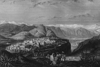 Vista di Costantina nel XIX secolo, in 
