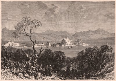 Veduta di Corfù nel XIX secolo da Unknown